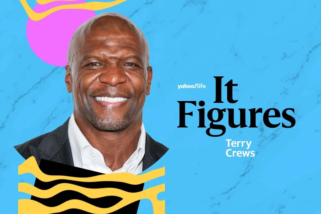 Terry Crews against stylized background with title: Yahoo! Life, If figures, Terry Crews