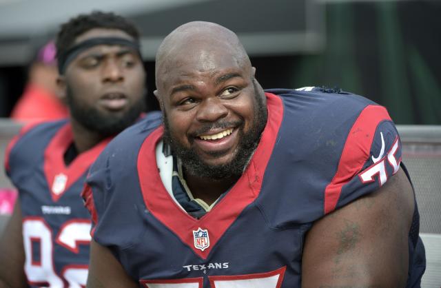 Houston Astros - Vince Wilfork and his family came out to visit us