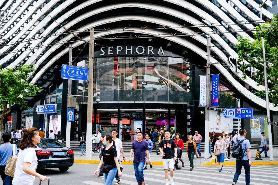 The Sephora flagship in Shanghai, China