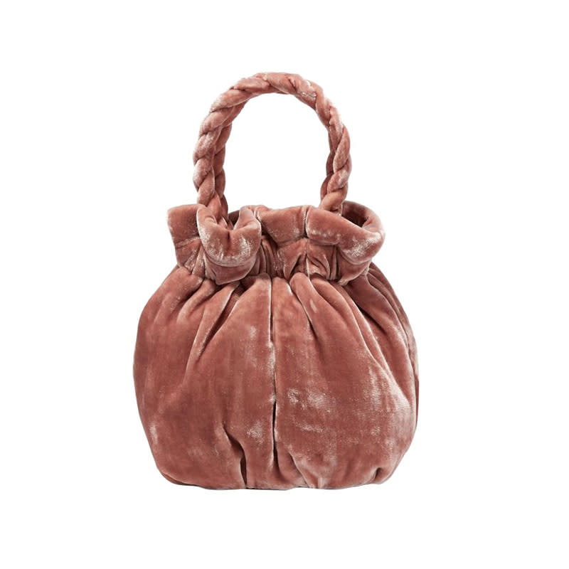 <a rel="nofollow noopener" href="https://staud.clothing/collections/accessories/products/grace-bag-dusty-rose?variant=53174396811" target="_blank" data-ylk="slk:Grace Bag, Staud, $250Like Attico, Staud's bags have a cult following with The Grace Bag being a newer addition to their line. We love this vintage wash in velvet to bring a touch of opulence for day or night.;elm:context_link;itc:0;sec:content-canvas" class="link ">Grace Bag, Staud, $250<p>Like Attico, Staud's bags have a cult following with The Grace Bag being a newer addition to their line. We love this vintage wash in velvet to bring a touch of opulence for day or night.</p> </a>