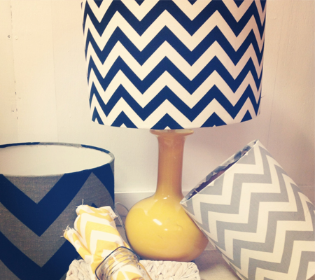 Chevron Lamp Shades