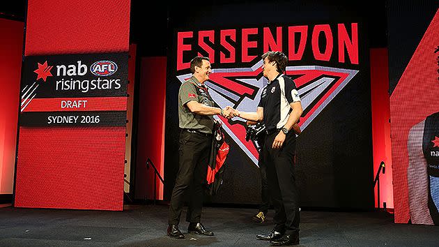 Essendon have big wraps on their new recruit. Pic: Getty