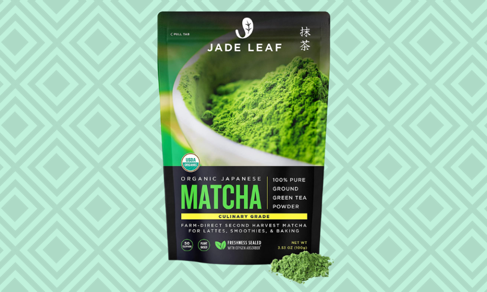 matcha green tea packet