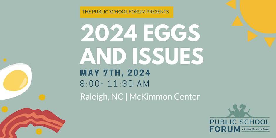 the 2024 Eggs and Issues breakfast logo