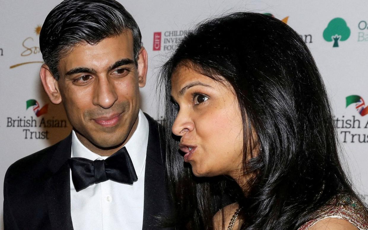 how much is rishi sunak wife worth Akshata Murty net worth fortune non-dom tax status - POOL