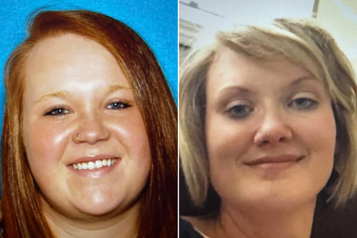 Veronica Butler, 27, and Jillian Kelley, 39, disappeared in rural Oklahoma on Saturday 30 March 2024  (Oklahoma State Bureau of Investigation/Facebook)