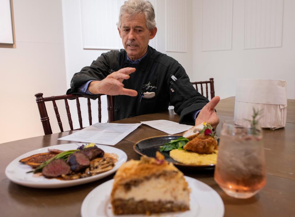 Executive chef Gus Silivos has prepared a special three-course dinner menu for Agapi's third anniversary.