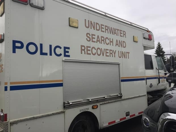 The Ontario Provincial Police have been searching the St. Lawrence River near Brockville, Ont., for a 31-year-old man who jumped off a boat Saturday but never resurfaced. (Jody Porter / CBC - image credit)