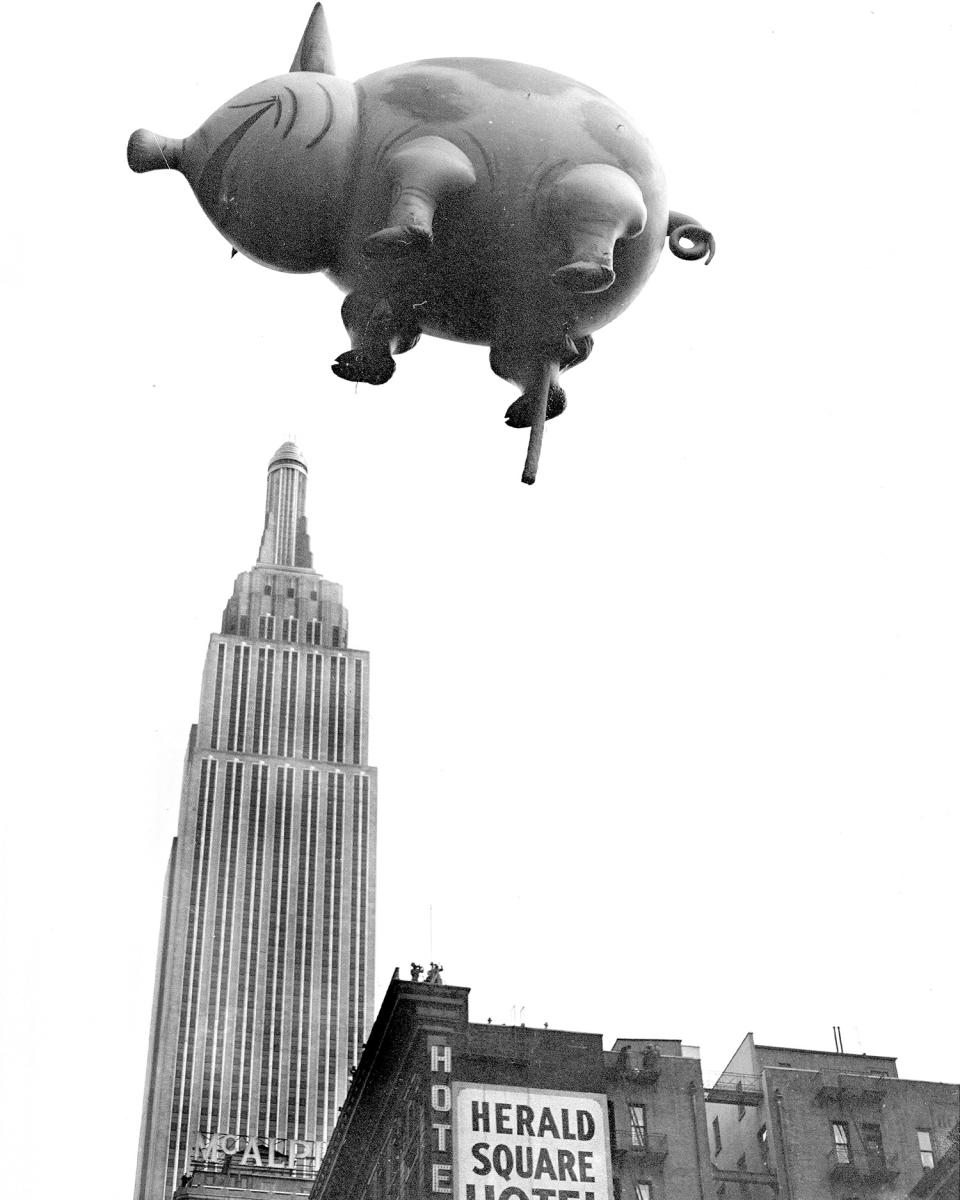 Past and present: balloons of Macy’s Thanksgiving Day Parade