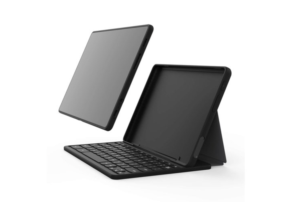 Lenovo 10e Chromebook Tablet with detachable case and keyboard folio. 