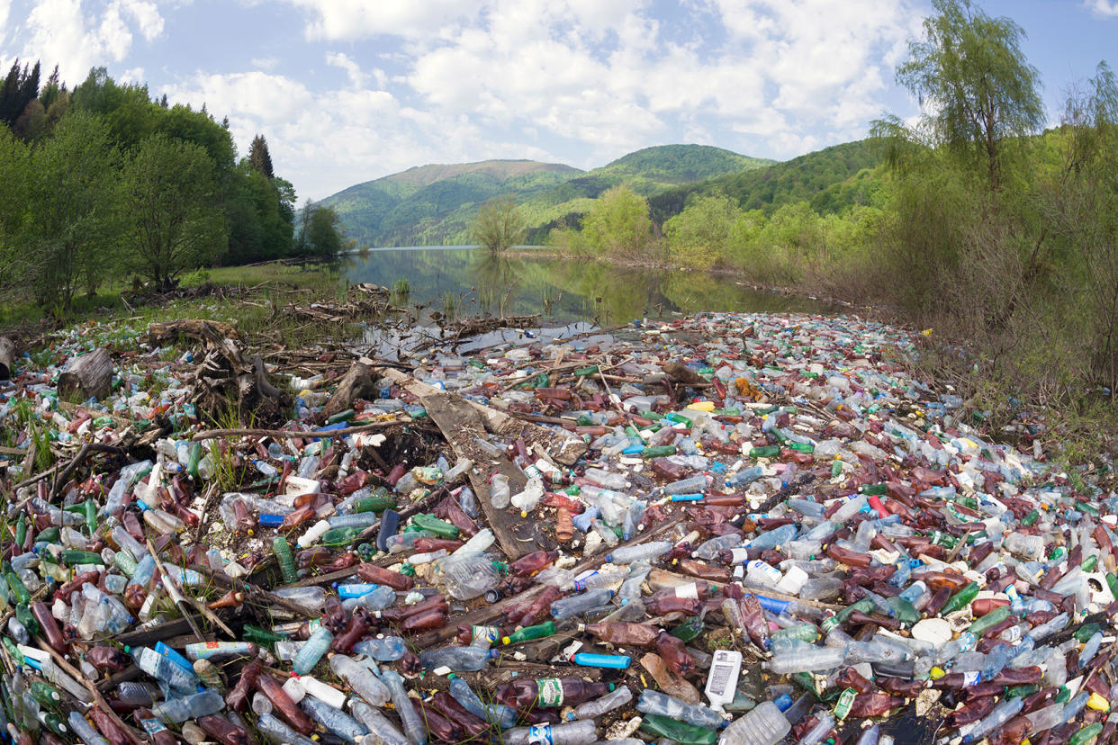 River full of debris Getty Images/panaramka