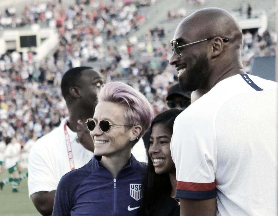 Kobe Bryant was an avid supporter of women's sports. (Photo by Katharine Lotze/Getty Images)