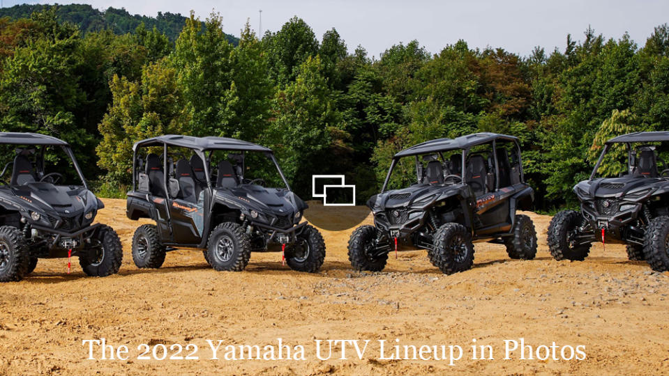 The 2022 Yamaha Wolverine lineup of UTVs. - Credit: David Schelske, courtesy of Yamaha.