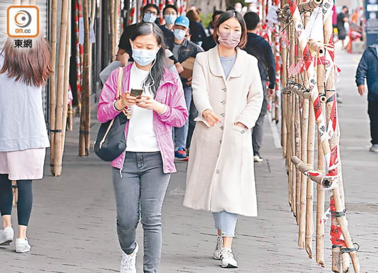 天文台料今明氣溫回升，但稍後時間天氣又會變回清涼。