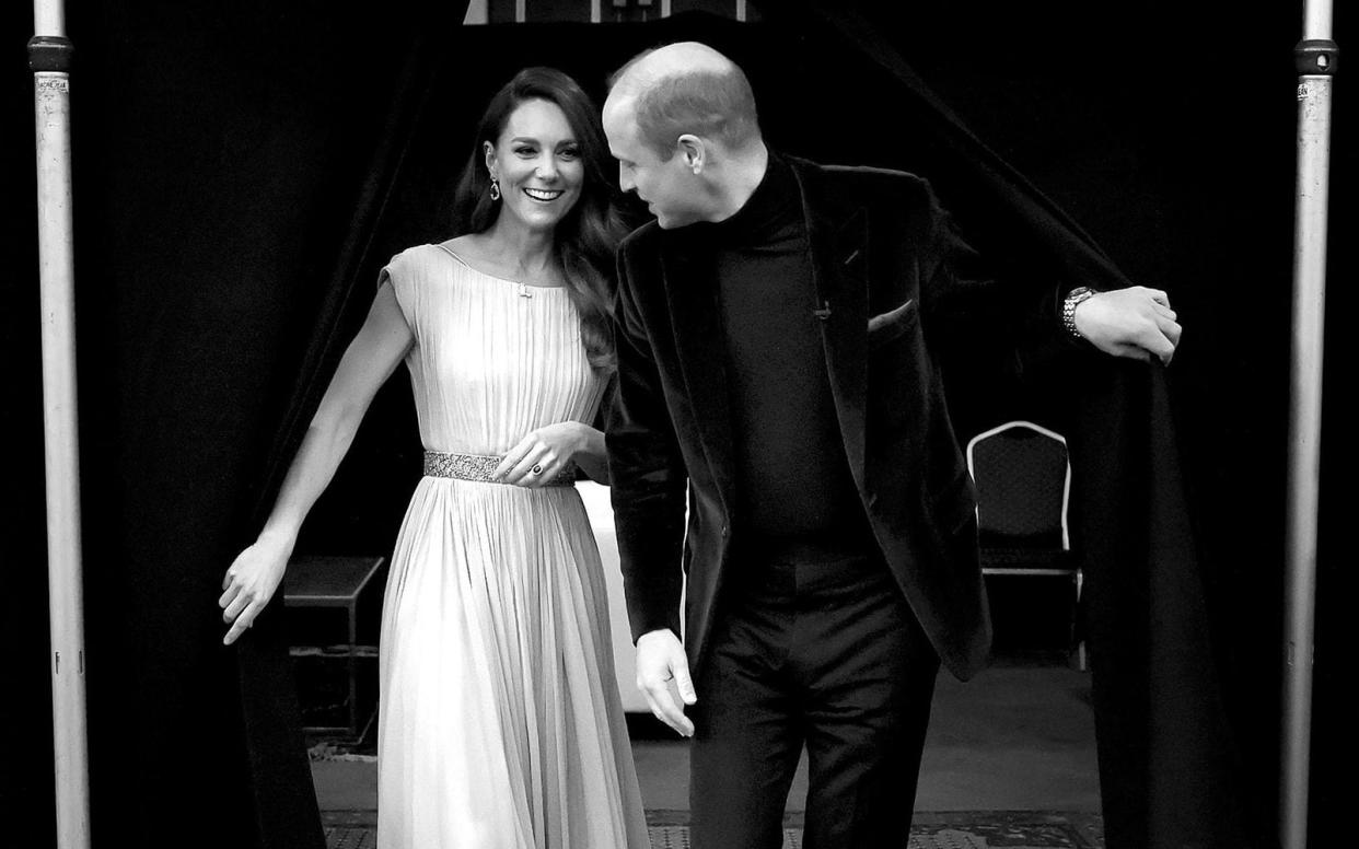 The Duke of Cambridge shared intimate behind-the-scenes photographs of himself and the Duchess backstage at this year’s awards - Chris Jackson for The Royal Foundation