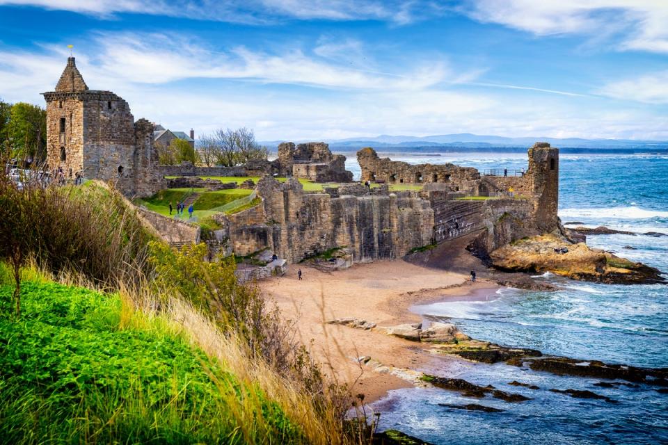 The ruins of St Andrew’s Castle (Getty Images)