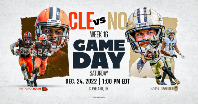 Cleveland Browns battle frigid temperatures, New Orleans Saints