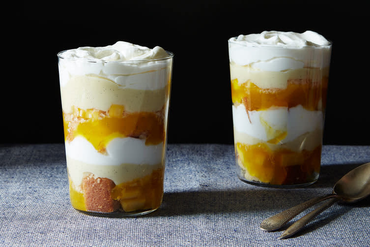 <strong>Get the <a href="http://food52.com/recipes/17409-mango-lime-trifle-with-brown-butter-cake" target="_blank">Mango-Lime Trifle With Brown Butter Cake recipe</a> by JessicaBakes from Food52</strong>