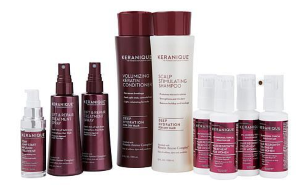 The five products work in tandem to regrow strong, resilient hair. (Photo: HSN)