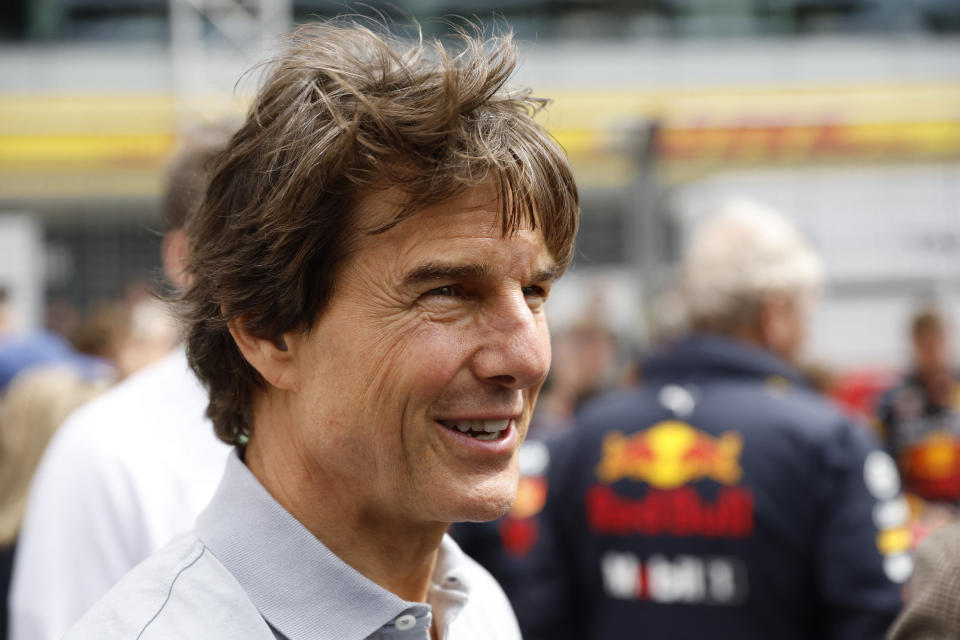 Tom Cruise celebrated his 60th birthday at the British Grand Prix. (Photo: REUTERS/Peter Cziborra)