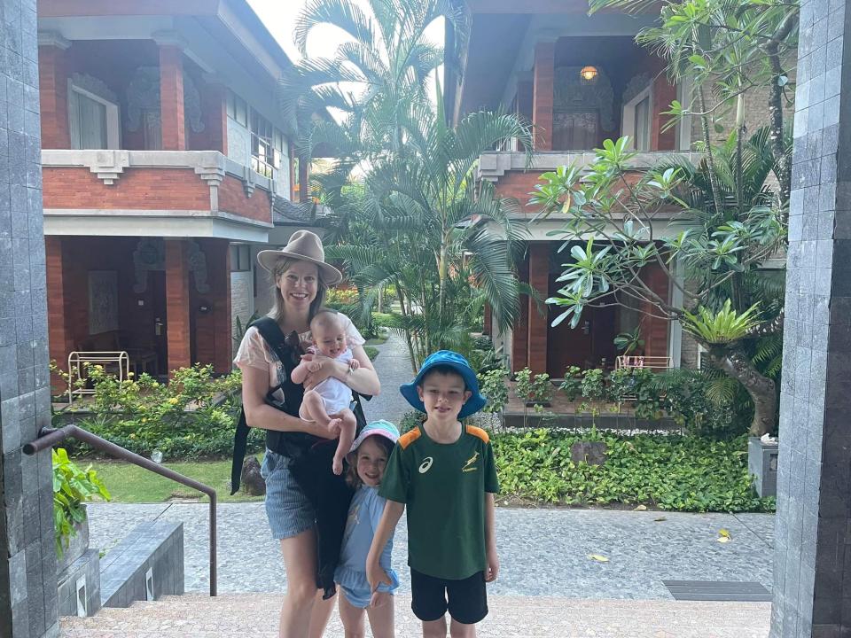 Melissa Noble und ihre Familie reisten im Jahr 2023 nach Bali. - Copyright: Courtesy of the author