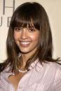 <p>Her natural hair color is a much more straightforward and solid brunette.</p>