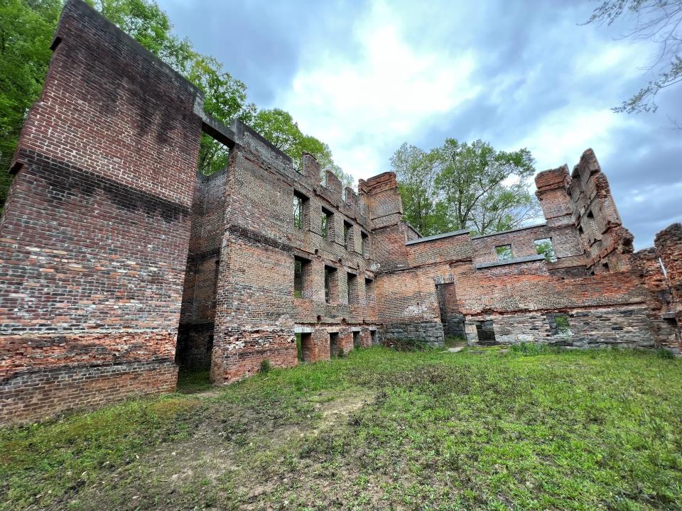 Once the war ended the factory was all but forgotten, the crumbling brick walls left to fall apart and be overtaken by the dense Georgia foliage.