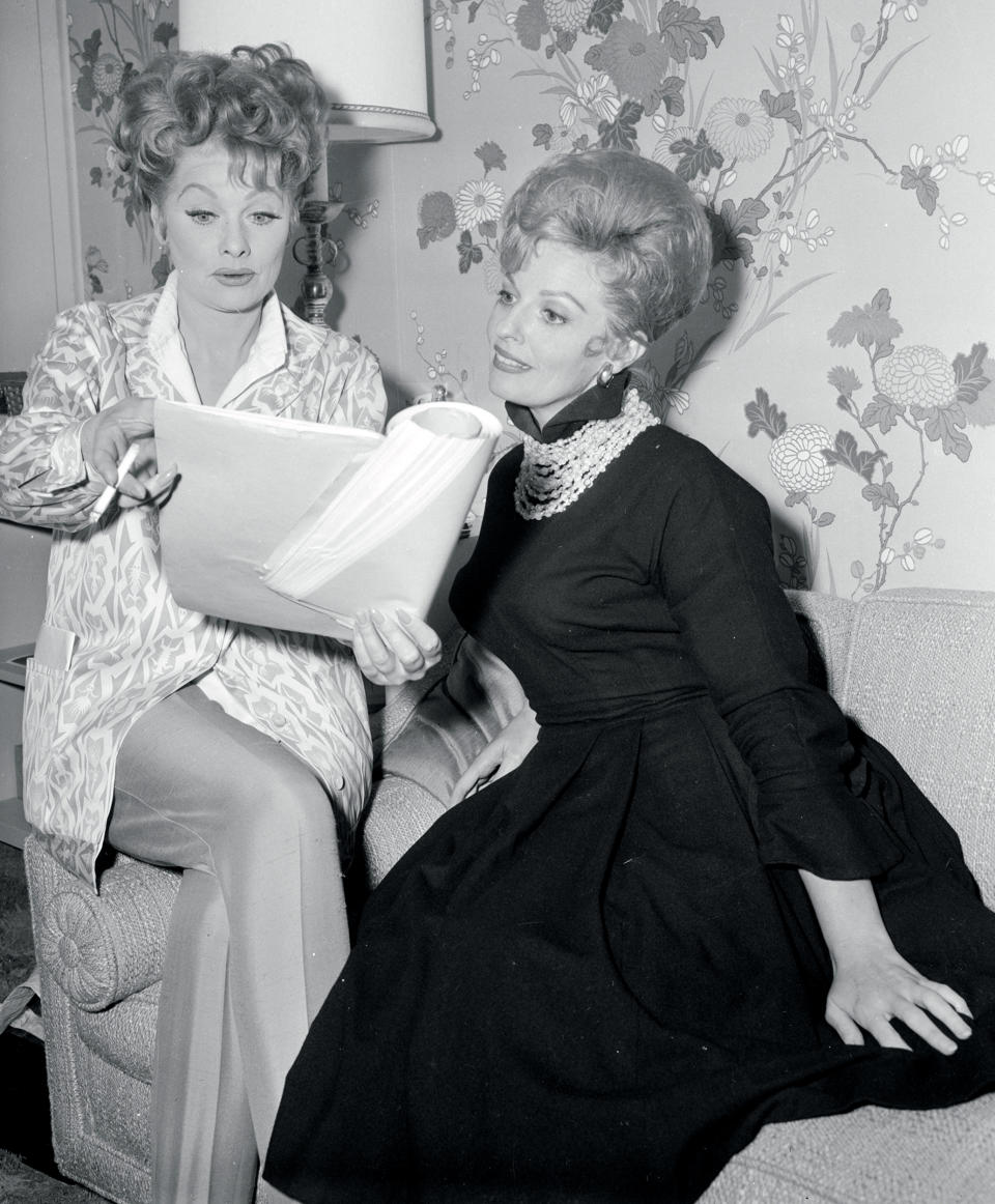 Carole Cook and Lucille Ball (Bettmann Archive)