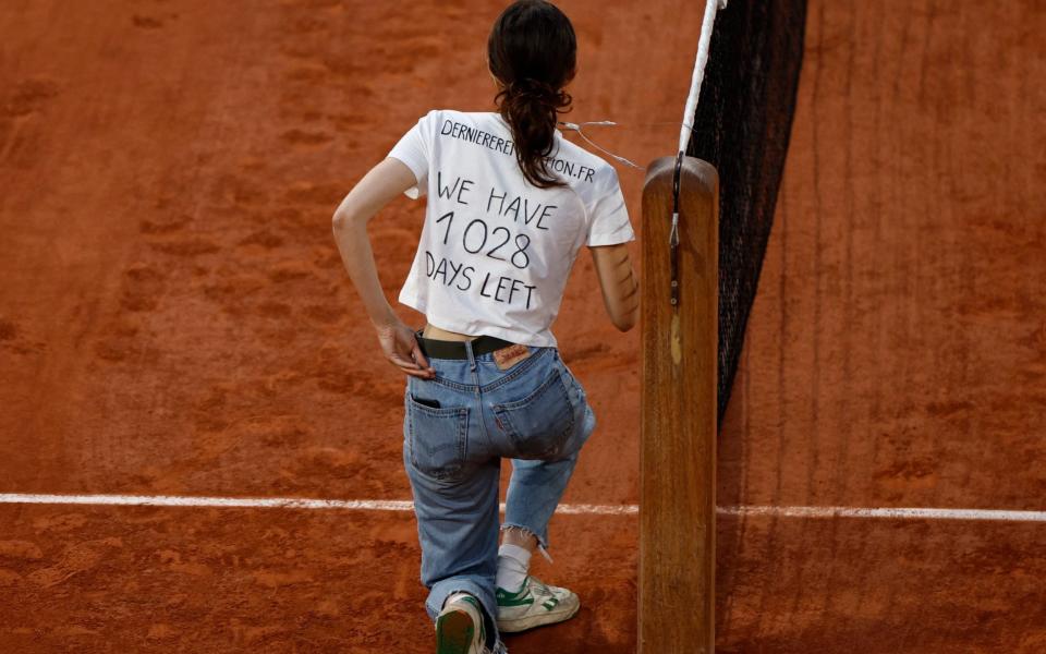 Protestor Roland Garros - Gonzalo Fuentes/Reuters