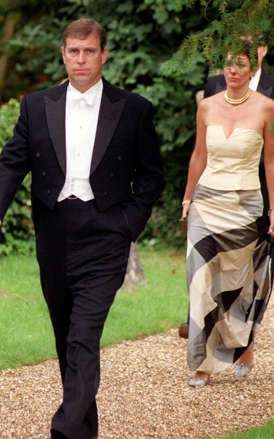 Prince Andrew & Ghislaine Maxwell have long been friends and are pictured here in 2000 - Camera Press