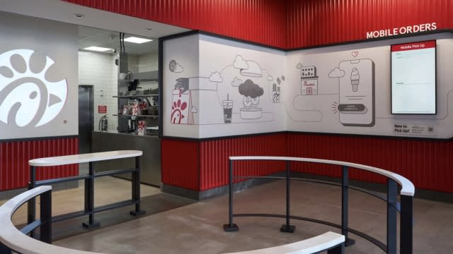 Chick-fil-A's first-ever mobile pickup restaurant in New York City.