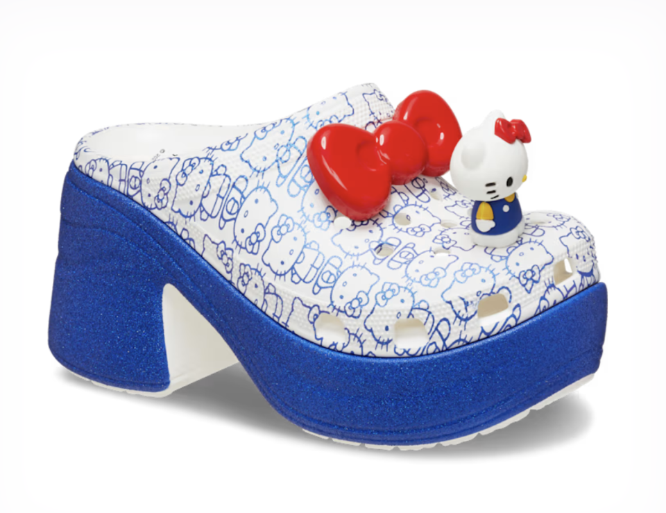 hello kitty, siren clog, clog, crocs, shoes, 