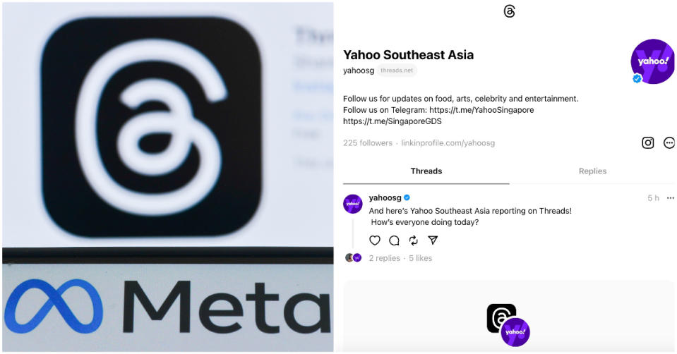 Yahoo Southeast Asia is now on Threads by Meta. (PHOTOS: Getty Images/Screenshot)