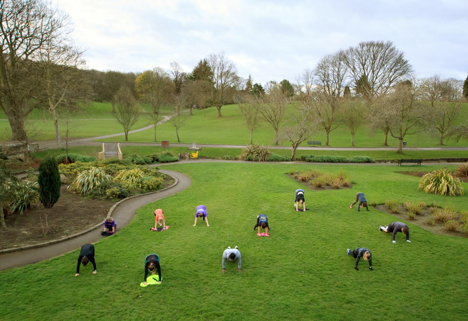 People taking part in 