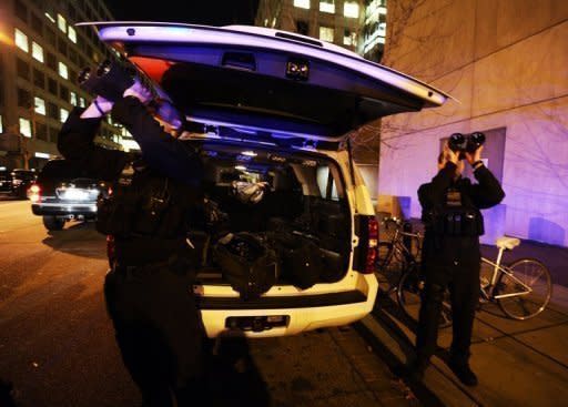 US Secret Service agents keep watch in Washington, DC in January 2012. More agents will be forced out of the Secret Service as early as Thursday, a US lawmaker said, as the White House warned foes not to "politicize" the prostitution scandal blighting the agency