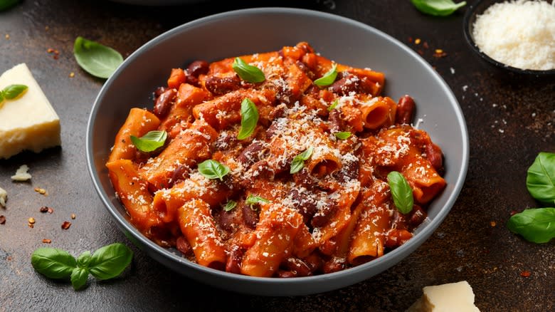 Pasta e Fagioli in a bowl