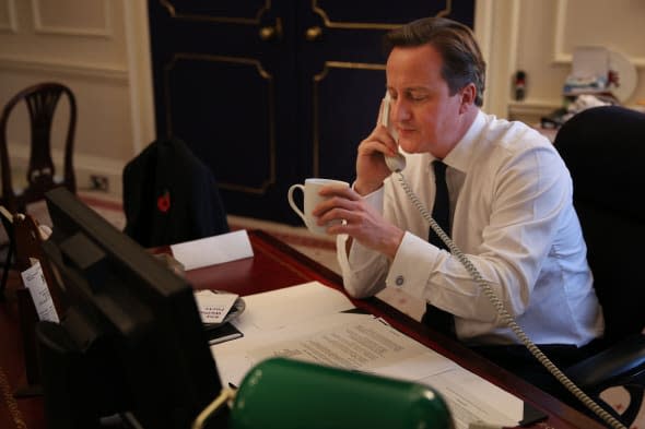 Cameron calls to congratulate Obama