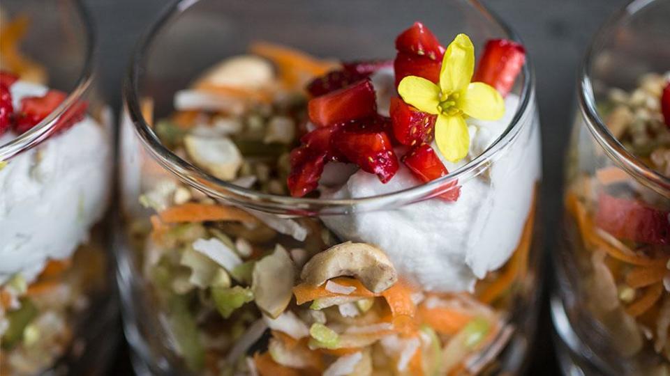 <p>Breakfast Parfait with Coconut Cream</p>