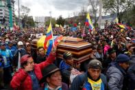 Protests against Ecuador's President Lenin Moreno's austerity measures in Quito