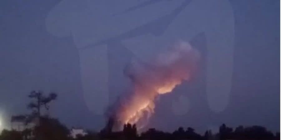 Explosion in Yevpatoriya