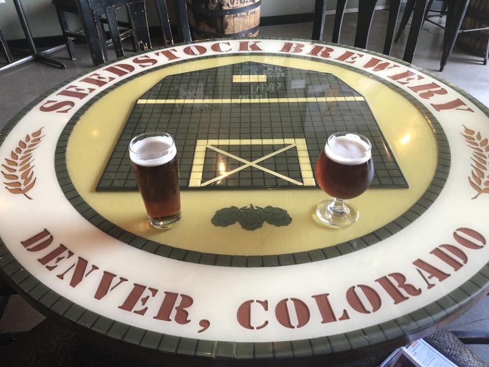 <b>PHOTO: JENNIFER P./<a href="https://www.yelp.com/biz_photos/seedstock-brewery-denver?utm_campaign=d1a41e7a-2e23-4d39-9f66-d5baa5b799a2%2C924a7f6e-c288-46a5-9692-62d890ed29e0&utm_medium=81024472-a80c-4266-a0e5-a3bf8775daa7" rel="nofollow noopener" target="_blank" data-ylk="slk:YELP;elm:context_link;itc:0;sec:content-canvas" class="link ">YELP</a></b>