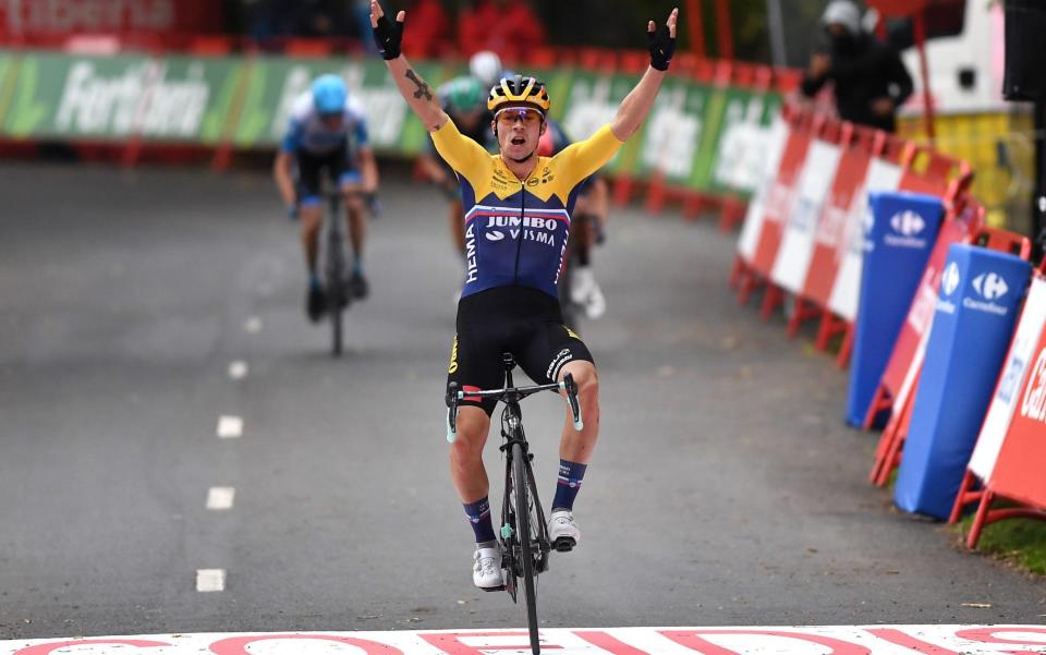 Primoz Roglic  - Vuelta a Espana 2020, stage one — full results and standings: Primoz Roglic takes leader's jersey on opening day of title defence - GETTY IMAGES