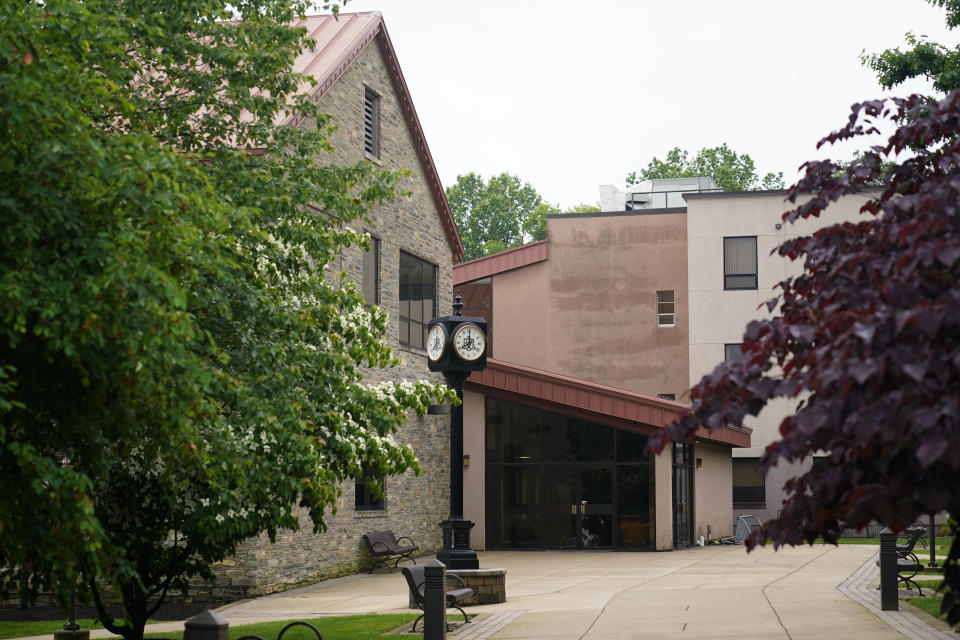 The campus of Cairn University in Langhorne, Pa., is photographed on Friday, June 4, 2021. The Christian university outside of Philadelphia has shuttered its highly-regarded social work degree program partly because university officials said the national accrediting agency was attempting to impose values regarding sexuality and gender that did not align with the university's religious mission. (AP Photo/Matt Rourke)