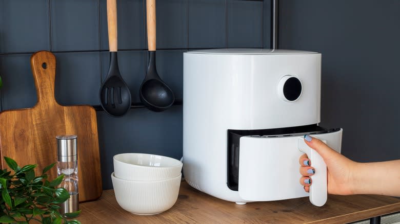 Air fryer in kitchen