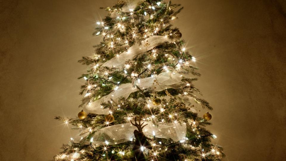 christmas tree ribbon ideas