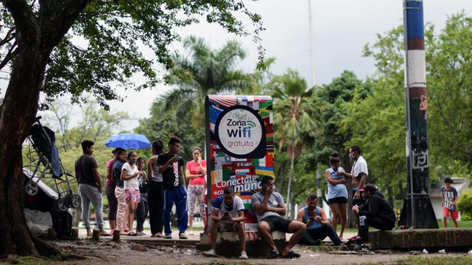 Venezolanos en Cúcuta.