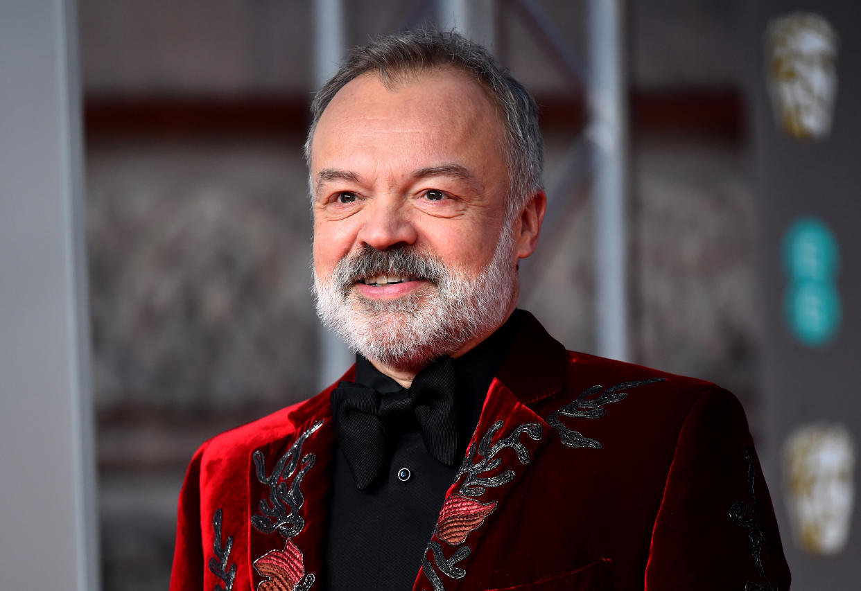 Graham Norton attending the 73rd British Academy Film Awards held at the Royal Albert Hall, London.