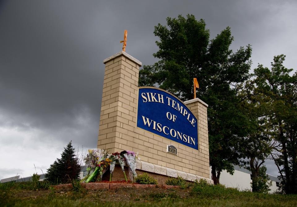 On August 5, 2012, white supremacist Wade Michael Page opened fire on a Sikhs gathered at a temple in Oak Creek, Wis., killing six and wounding four more before turning the gun on himself.