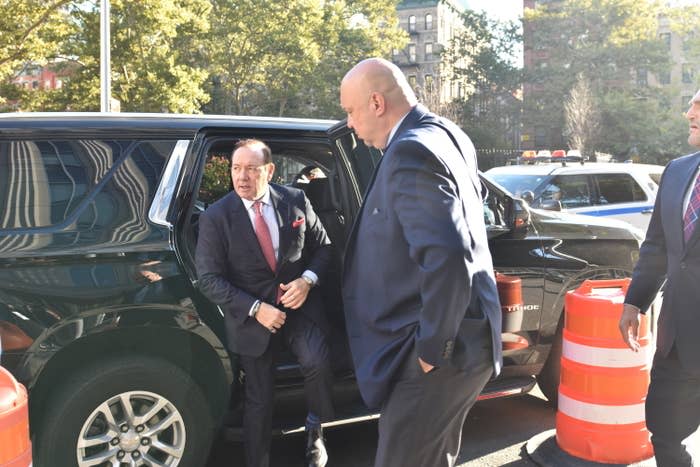 Kevin Spacey arrives at the Manhattan federal court, Oct. 11, 2022.