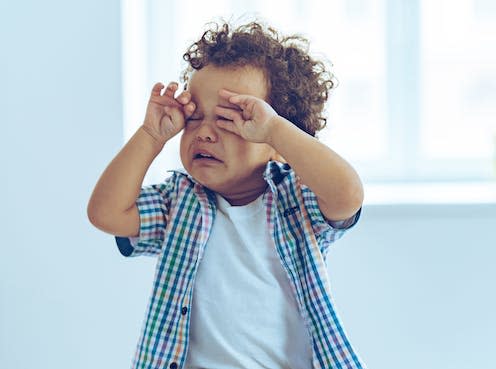   <span class="attribution"><a class="link " href="https://www.shutterstock.com/image-photo/no-little-african-baby-boy-crying-390076054" rel="nofollow noopener" target="_blank" data-ylk="slk:G-Stock Studio/Shutterstock;elm:context_link;itc:0;sec:content-canvas">G-Stock Studio/Shutterstock</a></span>